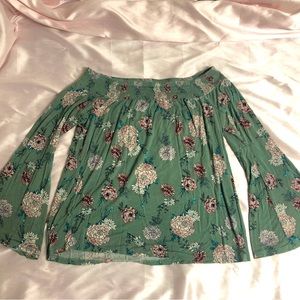 Floral Off Shoulder Blouse